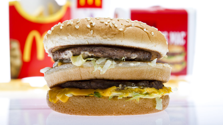 Big Mac close up 