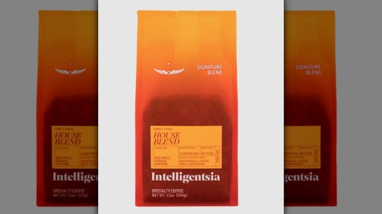 Intelligentsia House Blend on white/gray background
