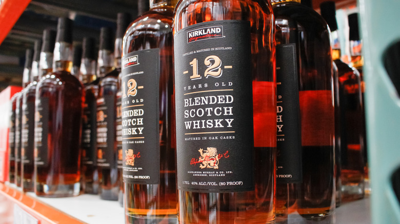 Kirkland scotch on the shelf