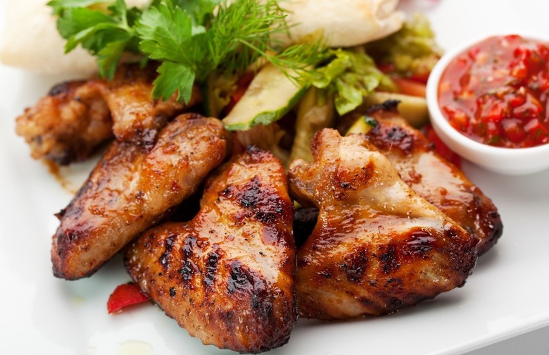 Thai Grilled Butterflied Chicken With Bird's Eye Chile Dipping Sauce