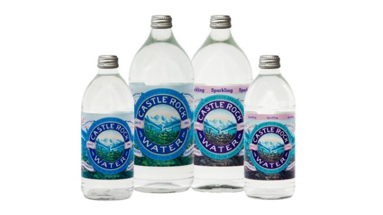 The full range of Castle Rock sparkling waters