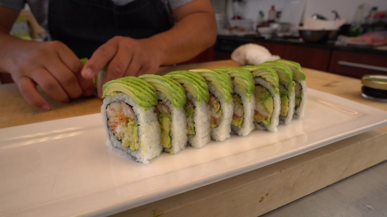 king crab sushi roll