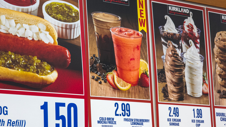Costco frozen strawberry lemonade advertisement