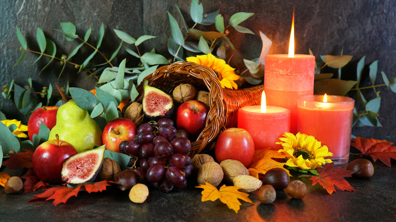 Mixed fruit centerpiece 