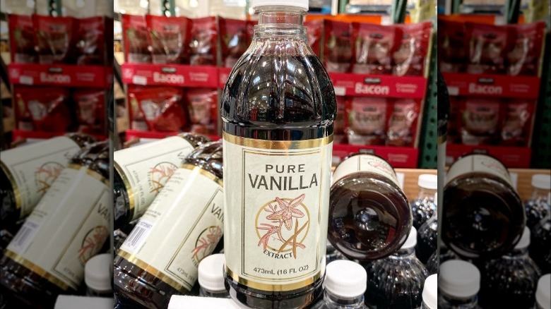 bottles of Costco vanilla extract 