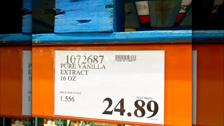 Costco pure vanilla extract price 