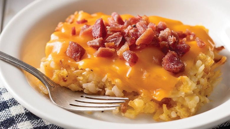 Cracker Barrel loaded hashbrown casserole