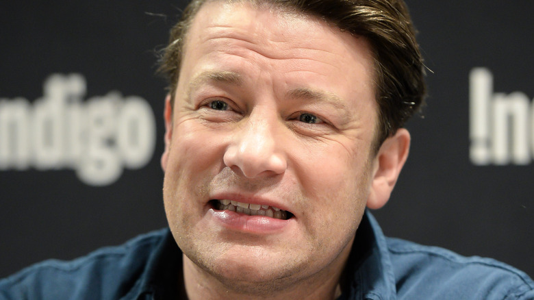 Close-up of Jamie Oliver smiling