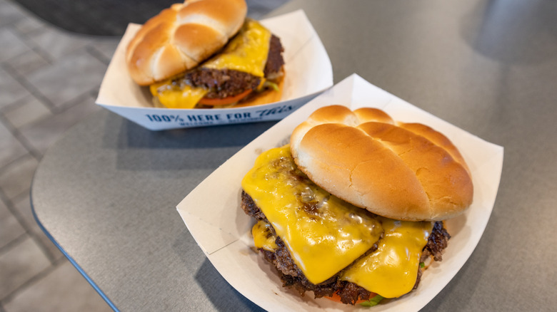Two Culver's burgers