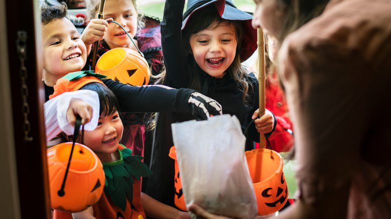 Kidstrick or treating 