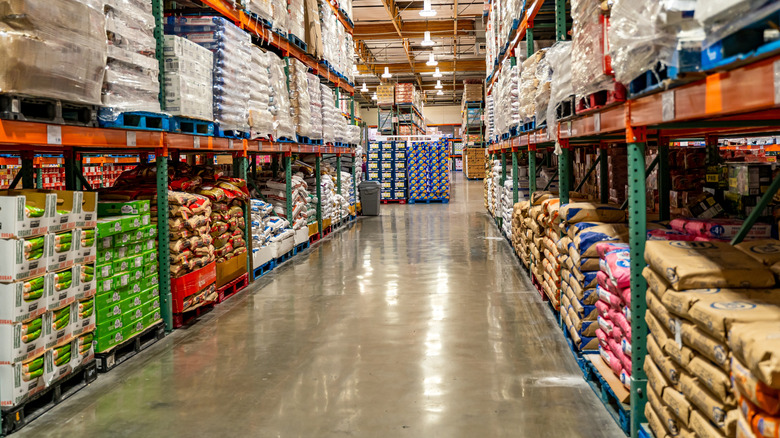 inside a Costco warehouse