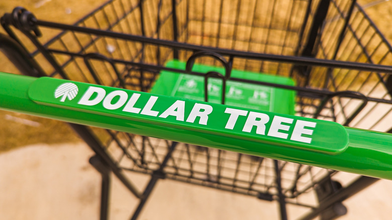 Dollar Tree shopping cart