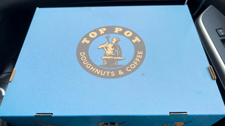 Box of Top Pots doughnuts