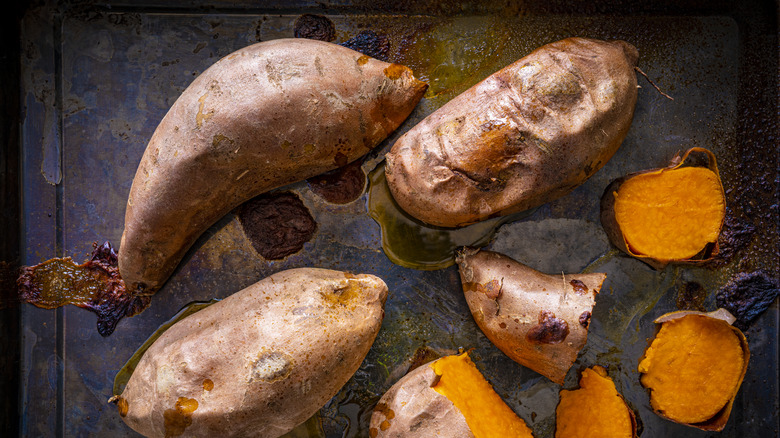 roasted sweet potatoes