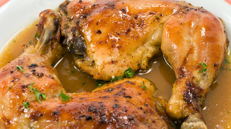 chicken thighs in lemon sauce