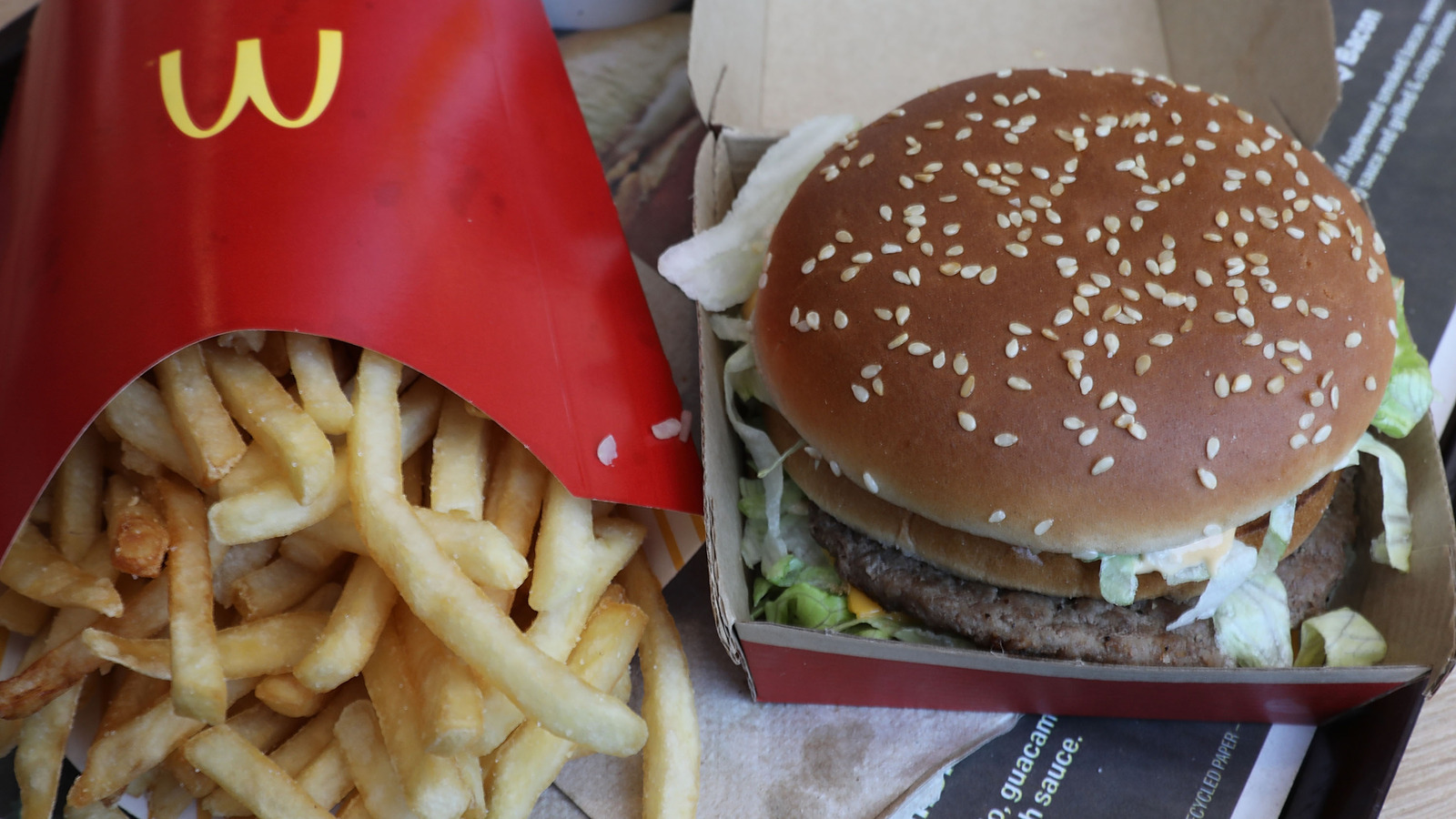 The Failed McDonald's Burger With The Hot Side And Cold Side