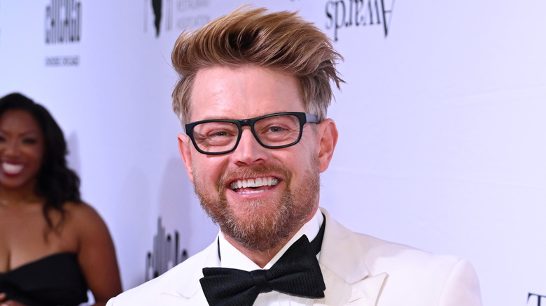 Richard Blais smiling at James Beard Awards