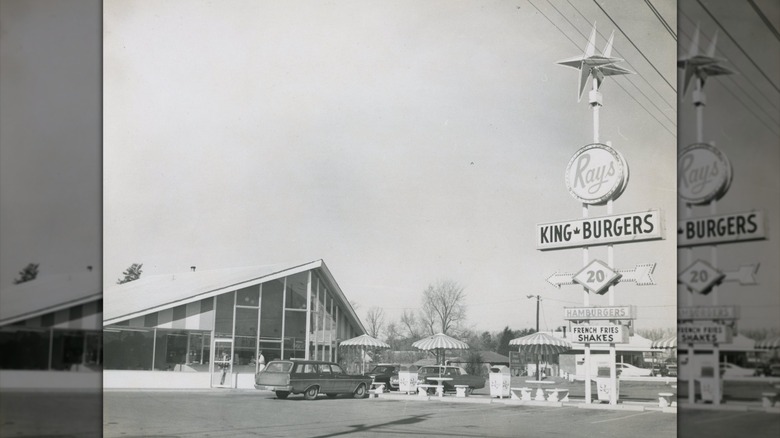 Old photograph of Ray's Kingburger