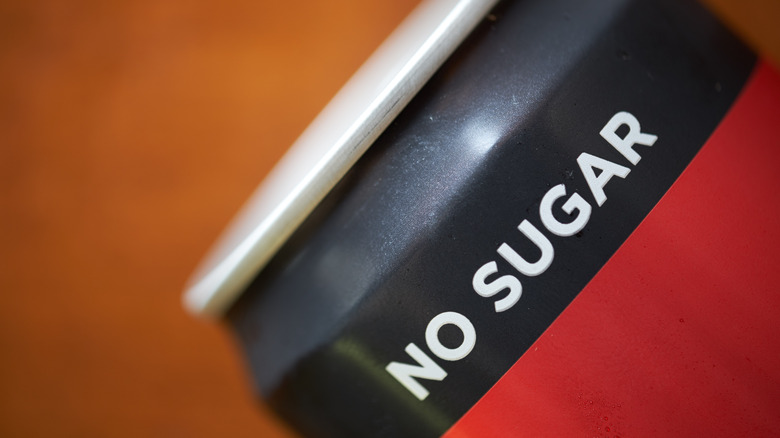 zero sugar soda can