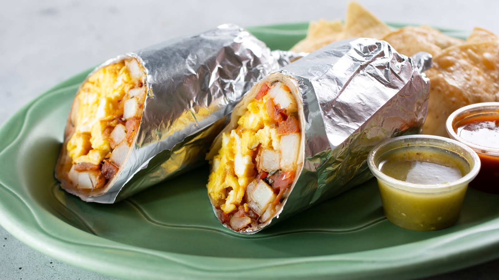 The Foil Trick That Makes Frozen Breakfast Burritos Way Easier To Eat the-foil-trick-that-makes-frozen-breakfast-burritos-way-easier-to-eat