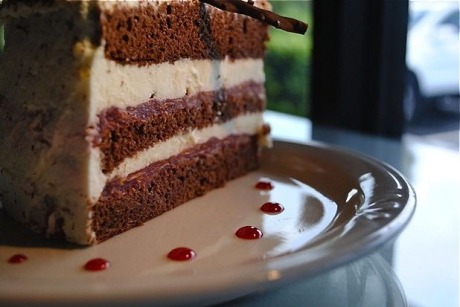 Black Forest Cake from Two Chefs Restaurants in Sarasota, Florida.