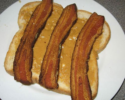 Peanut Butter Bacon Sandwich