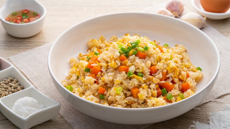 Bowl of classic fried rice