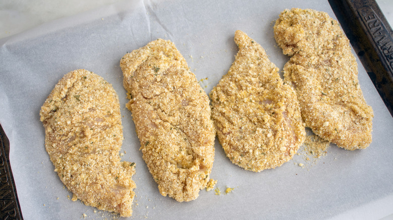 breaded chicken cutlets