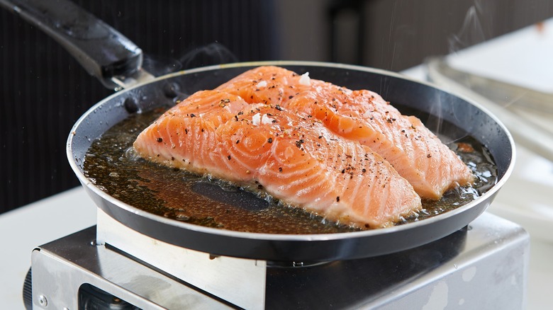 The Gradient Tip For Perfectly Cooked Salmon Every Time