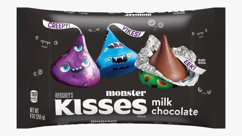 Bag of Monster milk chocolate Hershey's Kisses