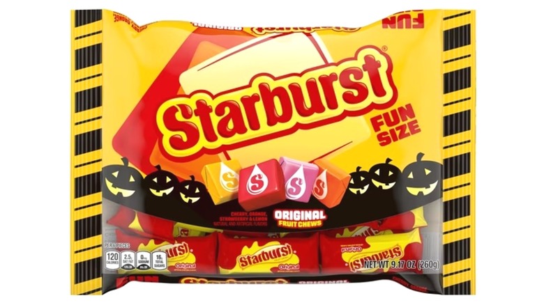 Halloween bag of Starburst fun size candy