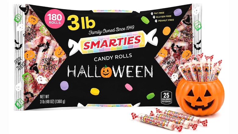 Halloween package of Smarties
