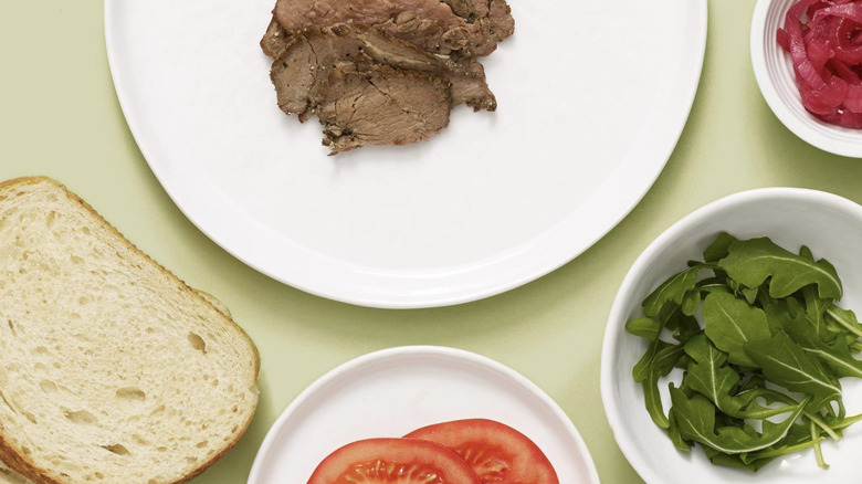 panera steak and arugula sandwich ingredients