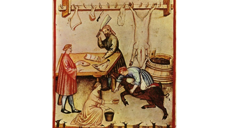 butchering pigs tacuino sanitatis