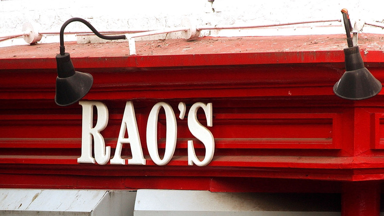 Outside the original Rao's in New York