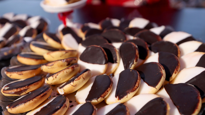 black and white cookies from New York City
