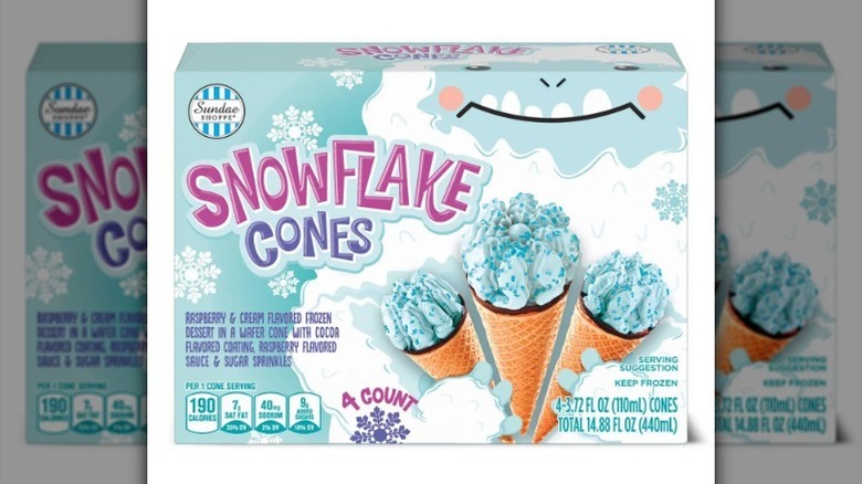 Box of Snowflake Cones