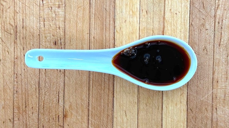 Spoonful of Mr. Yoshida's Original Japanese Barbecue Gourmet Sweet Teriyaki Marinade & Cooking Sauce