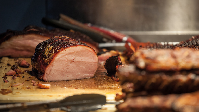 Cooked peameal bacon