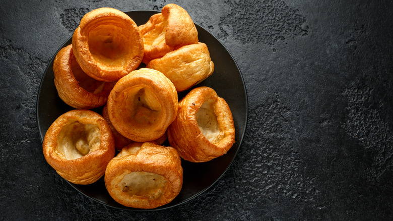 Bowl of mini Yorkshire puddings