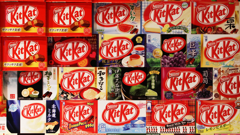 Japanese Kit Kat flavor variety