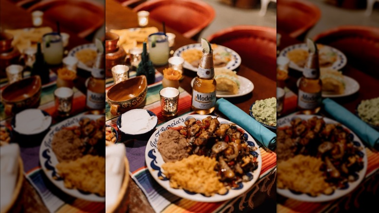 A meal at Joe T Garcia's