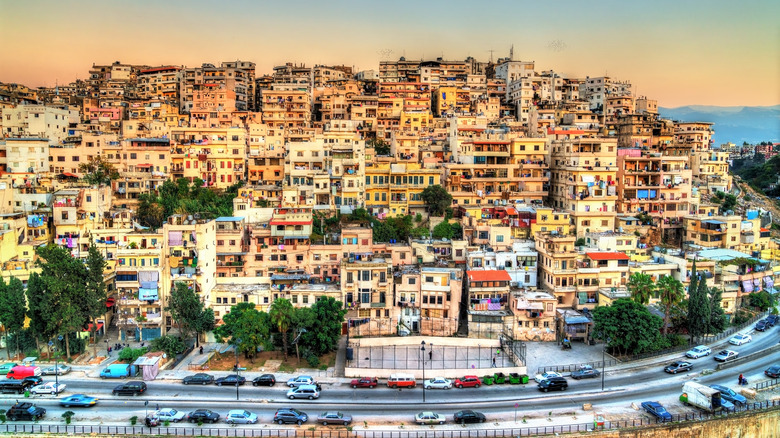 Tripoli buildings in Northern Lebanon