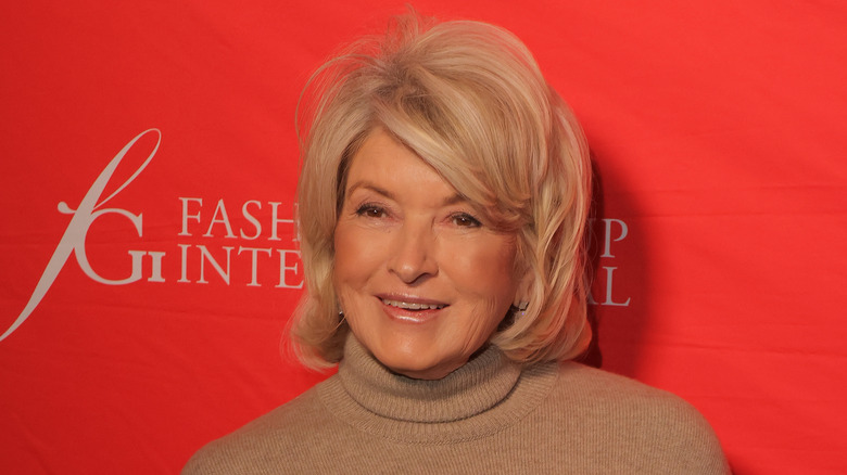 Close up of Martha Stewart
