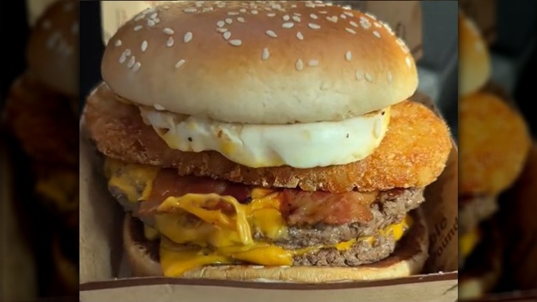 The McBrunch burger