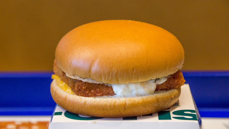 McDonald's Filet-O-Fish Sandwich with cheese 