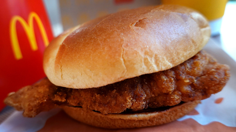 McDonald's crispy chicken sandwich