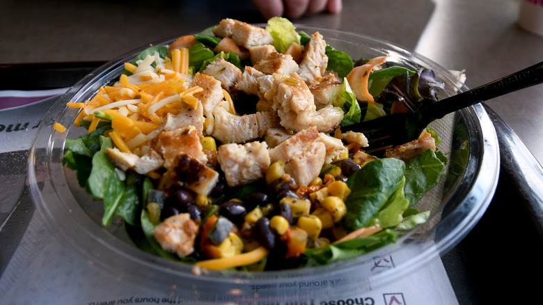 A McDonald's Southwest Chicken Salad