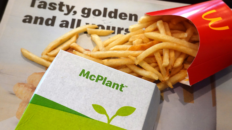 McDonald's McPlant and fries