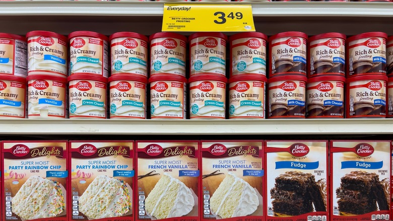 Cake mixes and frosting